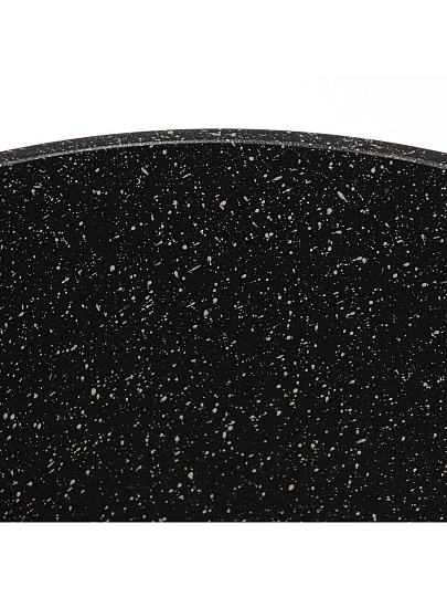 Кастрюля алюминий, антипригарное покрытие, 5 л, крышка стекло, Горница, Гранит волна, к2732аг