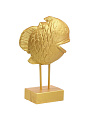 Фигурка декоративная гипс, Скалярия Большая, 23х23х36 см, на подставке, золотая, 10 0840 0002 - фото 3