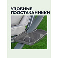 Качели садовые 3-местные, 170х110х153 см, 210 кг, C060036, металл - фото 14