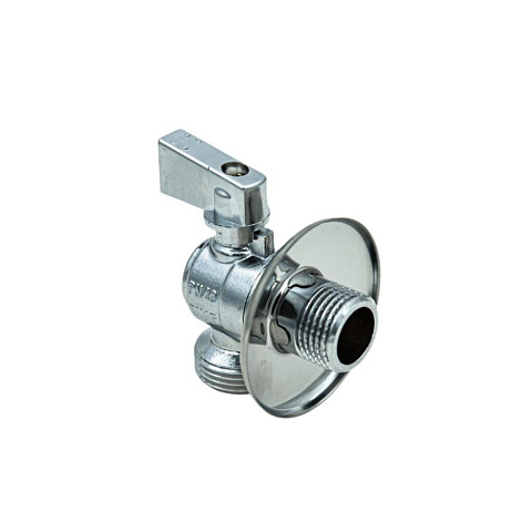 Кран для воды с обратным клапаном 1/2"х3/4", ш-ш, углов, AquaLink