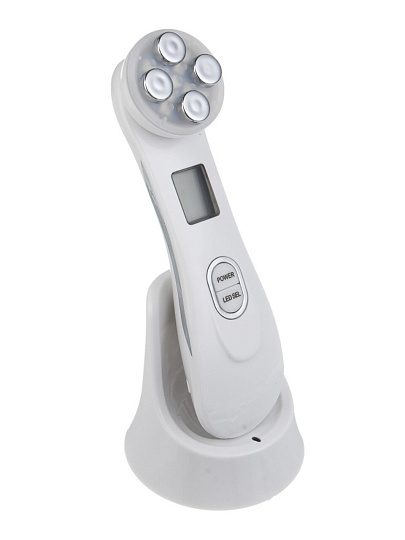 Массажер для лица Leben, 10 Вт, микротоковый, 6 режимов, 400 мАч, 263-036