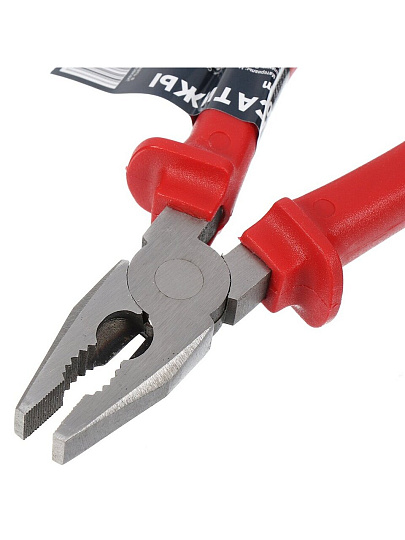 Пассатижи 180 мм, прямые, углеродистая сталь, Bartex, Эконом, 953037.1080