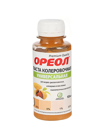 Колер паста, Ореол, №4, бежевый, 100 мл