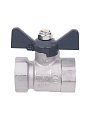 Кран для воды, 3/4&amp;quot;, г-г, латунь, ручка-бабочка, DN 20, 01156, AquaLink