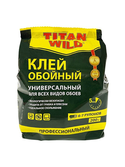 Клей универсальный, Titan Wild, 200 г, пакет, TWUni200-SP