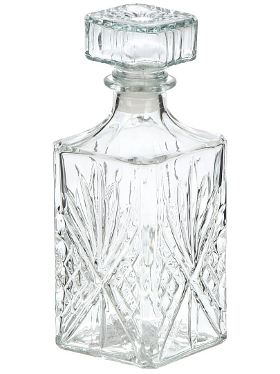 Штоф стекло, 0.9 л, бесцветный, Daniks, Квадро, Y4-11347