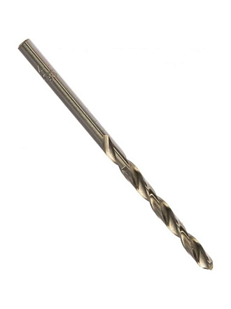 Сверло по металлу, фрезерованное с шаговой заточкой, Hardcore, Step Cutter, диаметр 4х75 мм, цилиндрический хвостовик, 140040