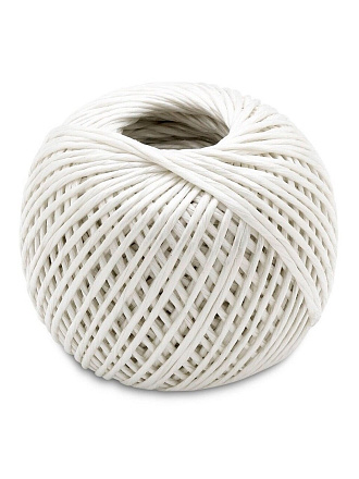 Шпагат полипропилен, 1000 текс, крученый, в ассортименте, 60 м