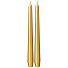 Свеча декоративная, 25х2.1 см, коническая, 2 шт, золотая, Bartek Candles - фото 3