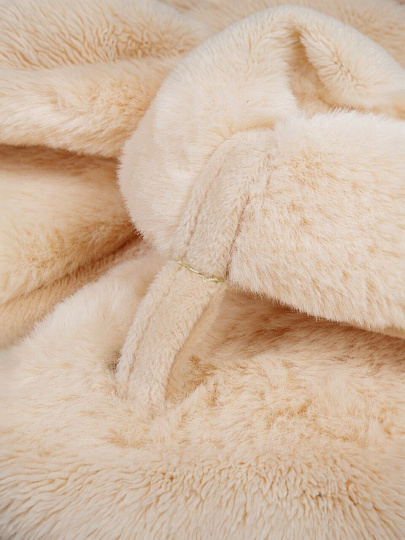 Тапки для женщин, текстиль, бежевые, р. 38-39, открытые, Флип-флоп, 352-364-11