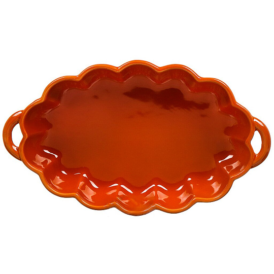 Форма для запекания и сервировки керамика, 34.5х20х6.5 см, BY Collection, Тыква, 826-363