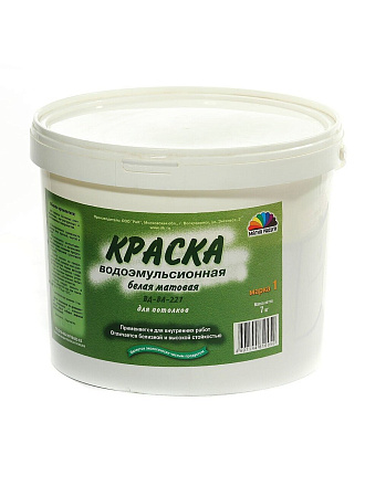 Краска водно-дисперсионная, Магия радуги, М-1, для потолков, матовая, 7 кг