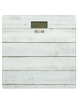 Весы напольные электронные, Rion, Дерево PT-973, стекло, до 180 кг, LCD-дисплей