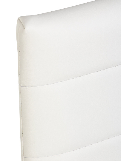 Стул 400х360х460 мм, белый на белом матовом, сиденье квадратное, на металлических ножках, Джокер NEO