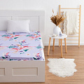 Простыня на резинке LoveLife 160*200*25см, &amp;quot;Цветы&amp;quot;, 100% хлопок, сатин, 125г/м², 5443036