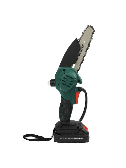 Пила цепная аккумуляторная, Favourite, 21 Вт, длина шины 15 см, шаг цепи 1/4 дюйм, 37 звеньев, OBS 21 TG6 Bx, 2 Ач 2АКБ+ЗУ, 190282216