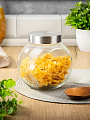 Банка для сыпучих продуктов, стекло, 1.6 л, с крышкой, Daniks, Манхеттен, Y6-6493 - фото 6