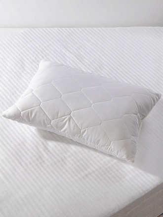 Подушка 50 х 70 см, лебяжий пух, чехол 100% полиэстер, упругая, Майская ночь