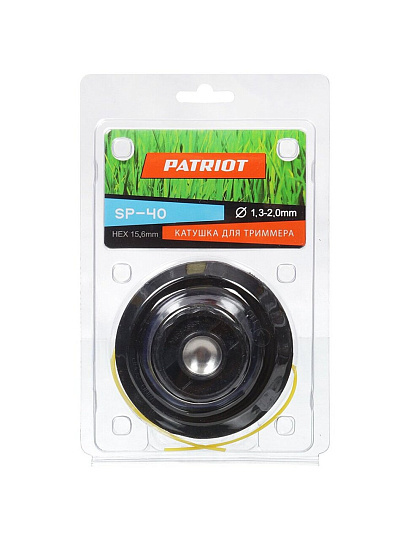 Катушка для триммера ручная, 2.4 мм, HEX 15.6, Patriot, SP40, для ELT800/1200, PT2340/2540
