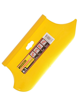 Шпатель прижимной, пластик, 280 мм, прямой, 4в1, универсальный, Stayer, 1021