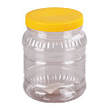 Банка для сыпучих продуктов, пластик, 1.5 л, с крышкой, Альтернатива, в ассортименте