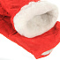 Перчатки-краги спилковые, красная основа, утепленные, синтепон - фото 2