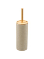 Ерш для туалета Бамбук, напольный, 10.2x25.3/38 см, полистоун, бежевый, RE0821AA-TOH