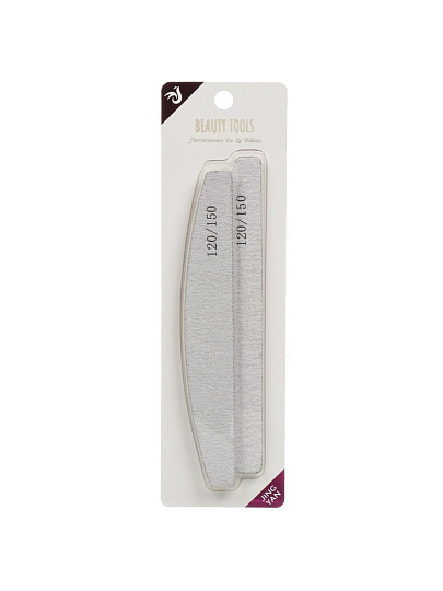 Пилка маникюрная зернистость 120/150, 2 шт, G020014