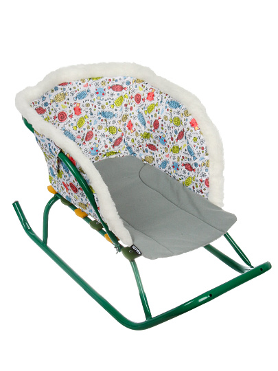 Матрасик универсальный для санок, 68х29х38 см, конфетки, Nika, СС2-3/К