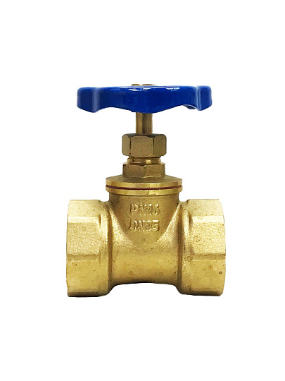 Вентиль г-г, латунь, DN 25, 15Б3р, Ciao, STI