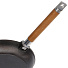 Сковорода чугун, 22 см, Гардарика, 0122, съемная ручка, с деревянной ручкой, индукция - фото 4