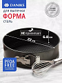 Форма для запекания сталь, 22х22х6.8 см, антипригарное покрытие, круглая, разъемная, Daniks, K-8020.4