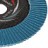 Круг лепестковый торцевой КЛТ2 для УШМ, LugaAbrasiv, диаметр 150 мм, посадочный диаметр 22 мм, зерн ZK80, шлифовальный - фото 2