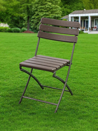 Стул садовый металл, пластик, Green Days, 82х56х46 см, 100 кг, к набору MZK-180+YC-043