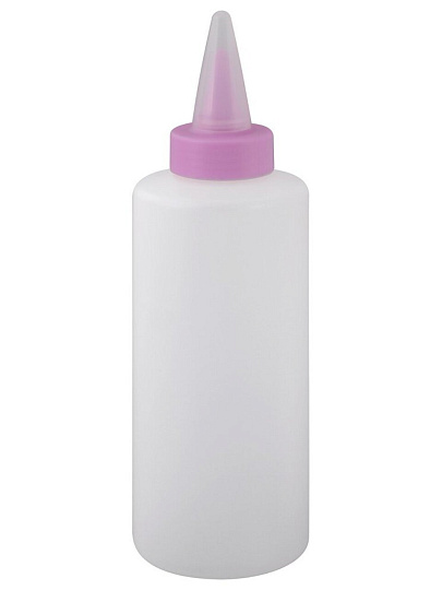 Декоратор-бутыль для крема, полипропилен, 22.5x7x7 см, 550 л, в ассортименте, Мультидом, AN80-238