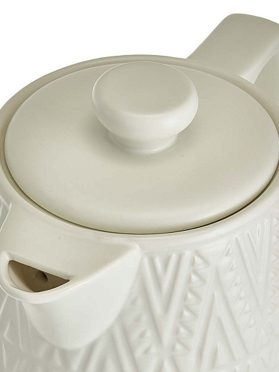 Чайник электрический Delta Lux, DE-1020, белый, 1 л, 1200 Вт, скрытый нагревательный элемент, фарфор