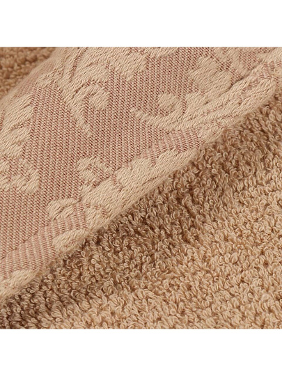 Халат женский, махровый, 100% хлопок, бежевый, M-L, 46-48, Barkas, Aria, AI-1905017