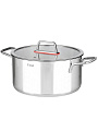 Кастрюля нержавеющая сталь, 6.8 л, крышка стекло, Taller, Тенденси, TR-17275, индукция - фото 2
