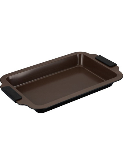 Форма для запекания сталь, 23х36.5х3.5 см, антипригарное покрытие, прямоугольная, Regent Inox, Linea EASY Ceramica, 64-009