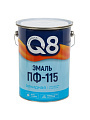 Эмаль Formula Q8, ПФ-115, алкидная, глянцевая, белая, 5.5 кг