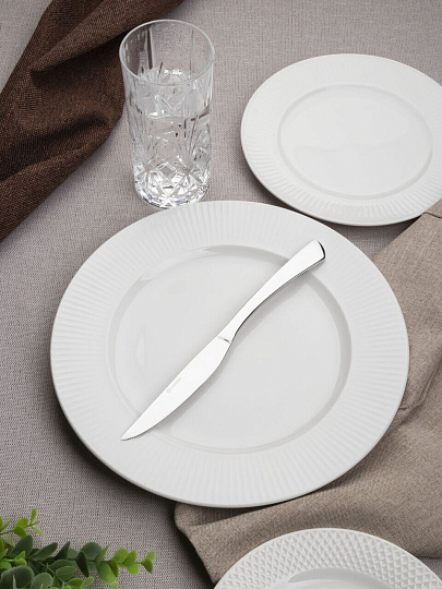 Нож нержавеющая сталь, 2 предмета, столовый, Daniks, Elegant