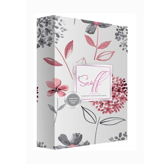 Постельное белье 2-спальное, простыня 215х220 см, 2 наволочки 50х70 см, пододеяльник 175х215 см, Для Snoff, поплин, Дюфри 4570/1+4570/а1