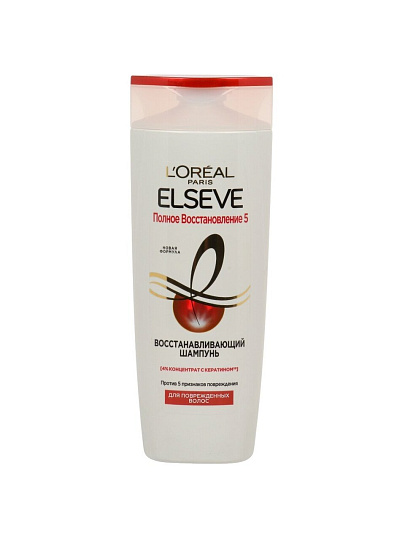 Шампунь L'Oreal Paris, Elseve, Полное Восстановление 5, 400 мл