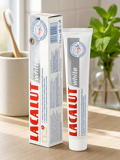 Зубная паста Lacalut, White, 75 мл