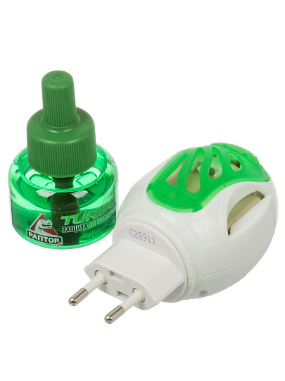 Инс.Раптор Комплект (прибор + жидкость от комаров 40 ночей) TURBO