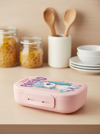 Контейнер пластик, 0.8 л, 17.9х12.8х5.2 см, прямоугольный, Plast team, Anderson, Единорог, PT101010597