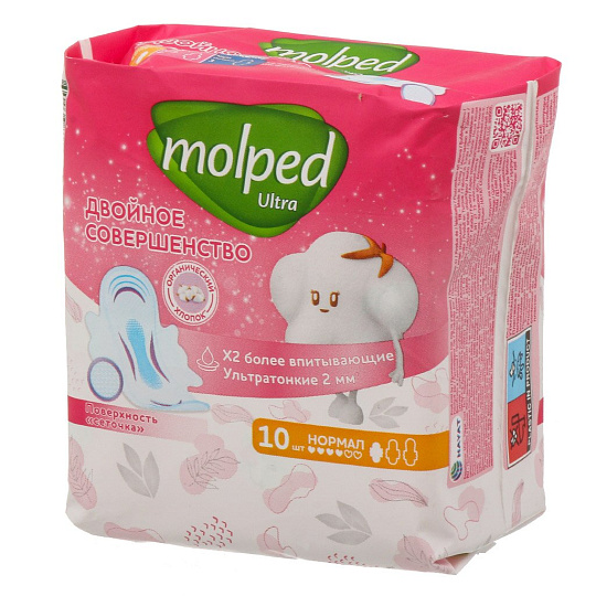 Прокладки женские Molped, Ultra Normal, 10 шт