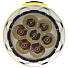 Фонарь ручной, встроенный аккумулятор, зарядка от сети 220 В, пластик, черно-желтый, 7+8 LED, SPE17194-5 - фото 3