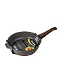 Сковорода литой алюминий, 22 см, антипригарное покрытие, Мечта, Premium, мокко, съемная ручка, 022902 - фото 8