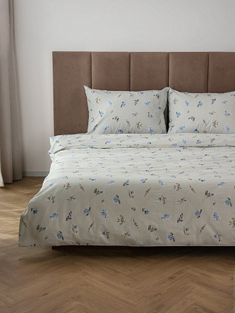 Постельное белье 2-спальное, 2 наволочки 50х70 см, пододеяльник 175х215 см, Silvano, поплин, 20463